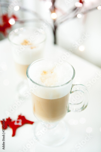 Two latte for Christmas breakfast © Happy Moments 