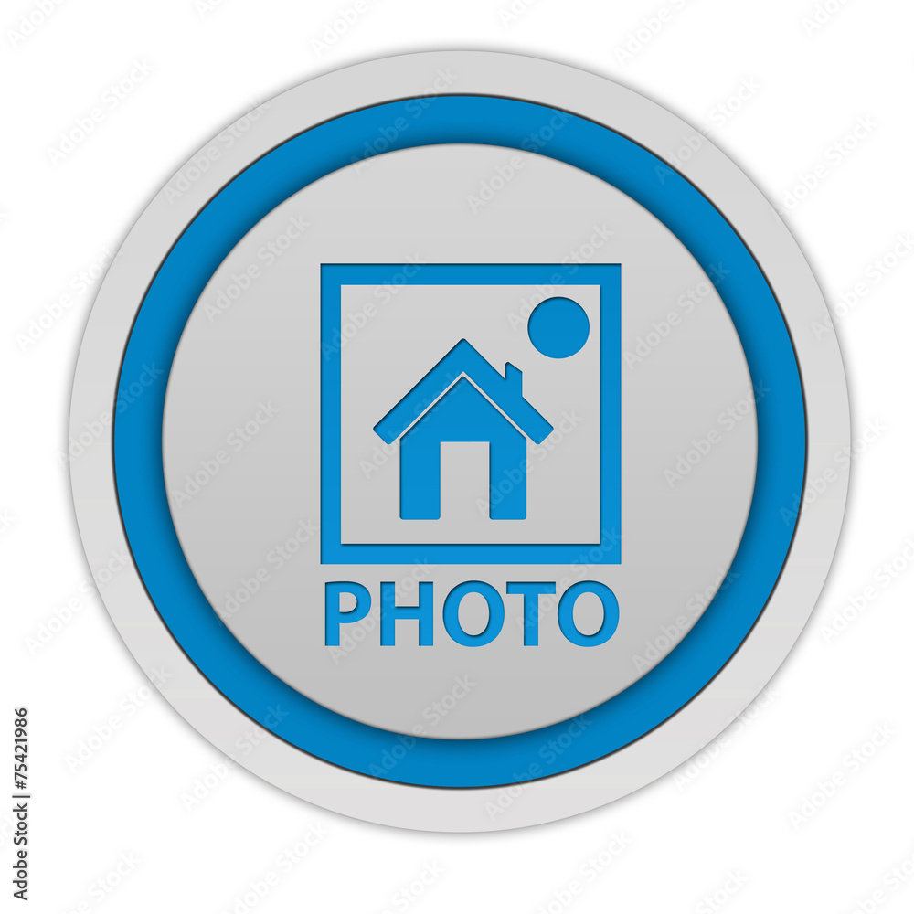 Obraz premium photo circular icon on white background