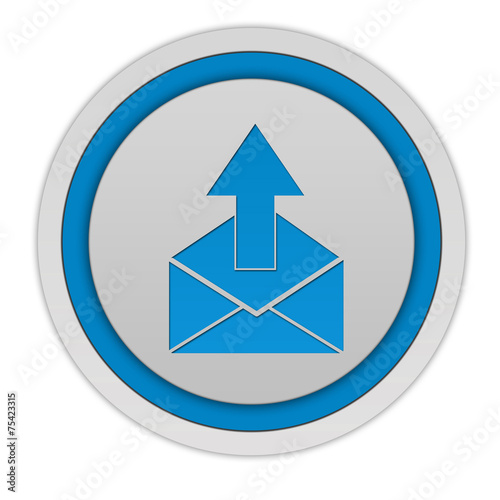 Free Download send circular icon on white background - GFXLoad
