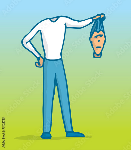 Beheaded man lost his head