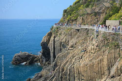 costa cinque terre parco nazionale liguria photo