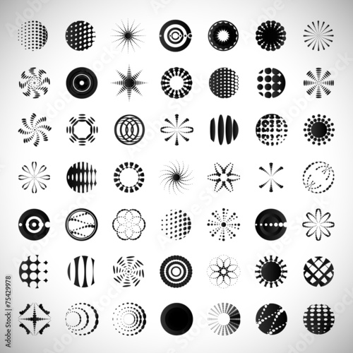 Unusual Icons Set - Isolated On Gray Background - Vector Illustration, Graphic Design Editable For Your Design