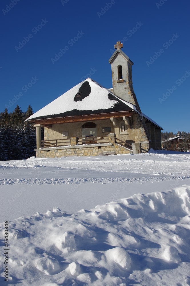 église  de la féclaz -savoie