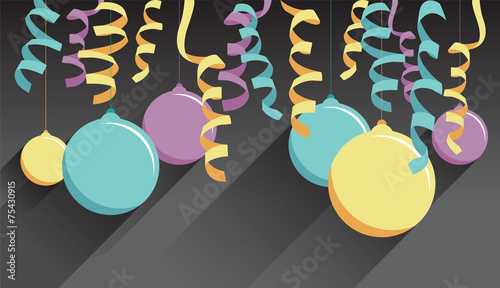 colourful balloon background banner