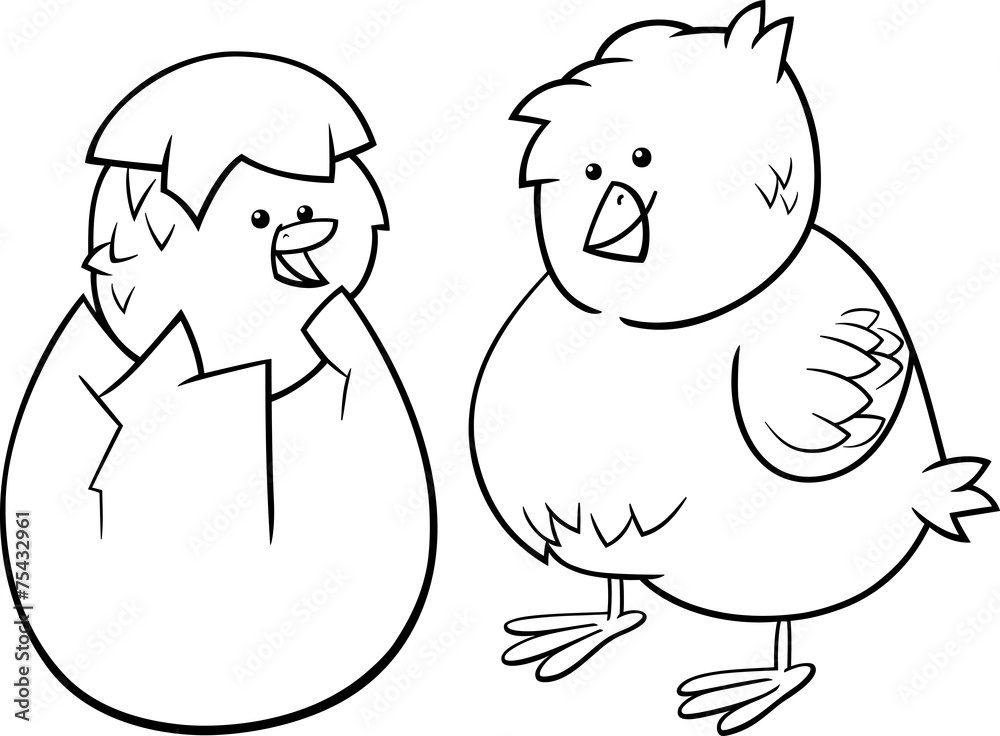 easter chicks cartoon coloring page easter chicks cartoon coloring page