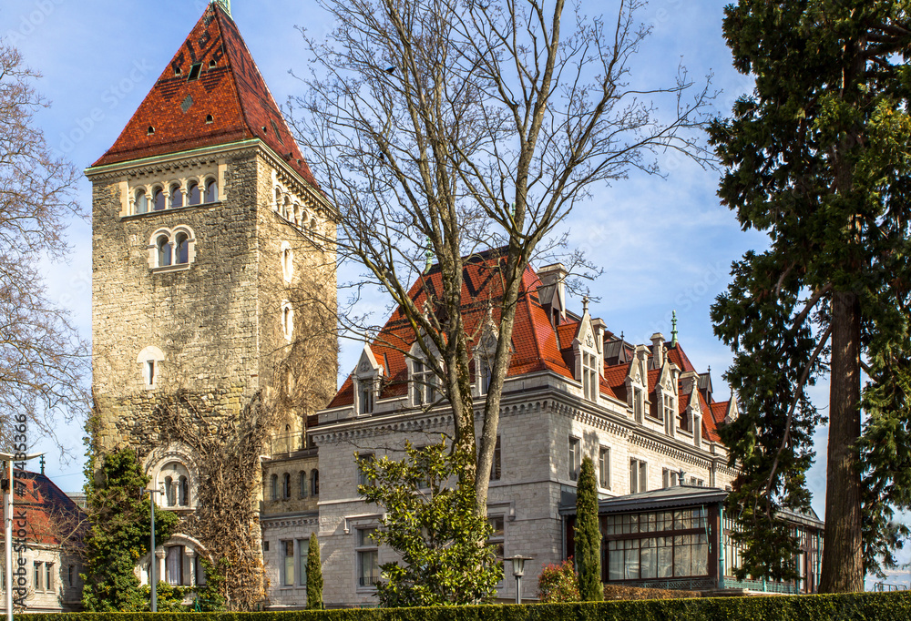 Chateau d'Ouchy , Lausanne, Switzerland