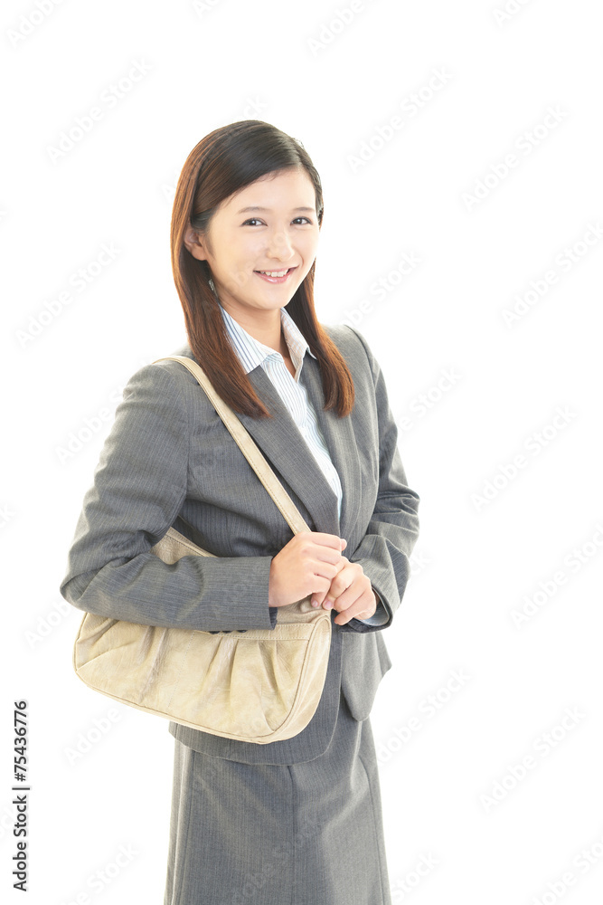 笑顔のOL 笑顔のOL