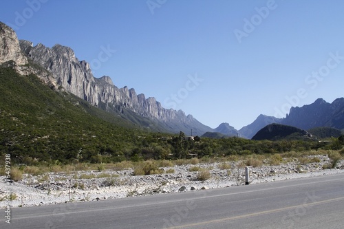 La Huasteca landscape - climbing mountain