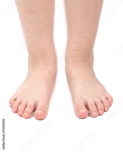 child s feet