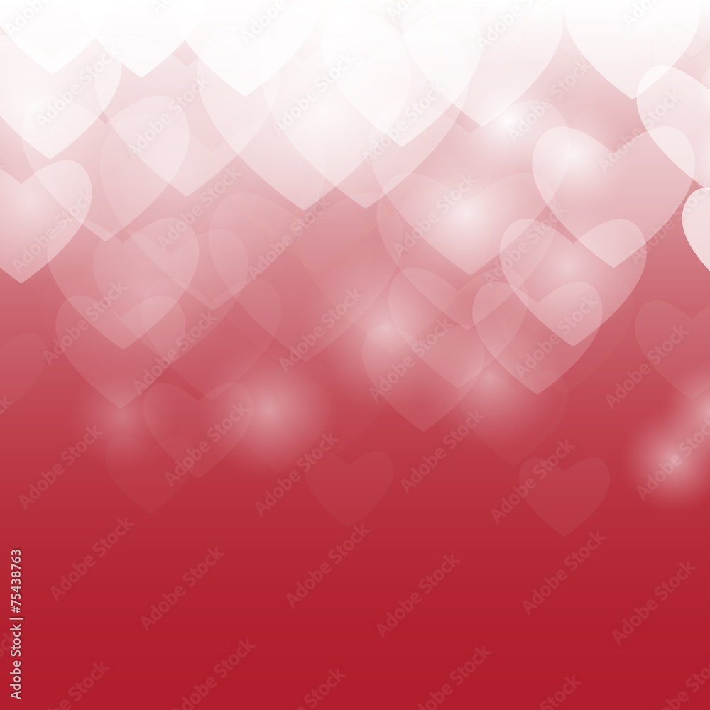 Heart valentine light vector background.vector eps10