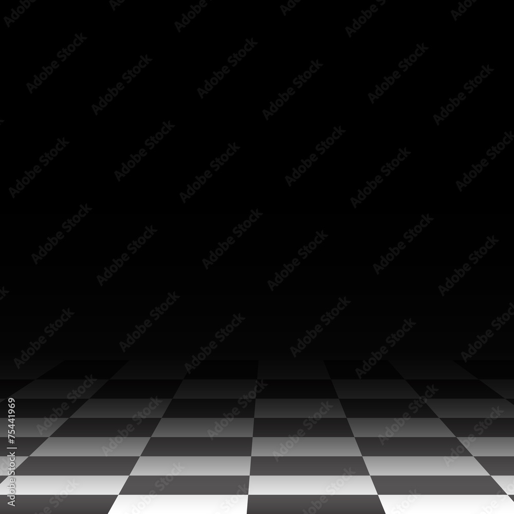 Background chess floor, black Background chess floor, black