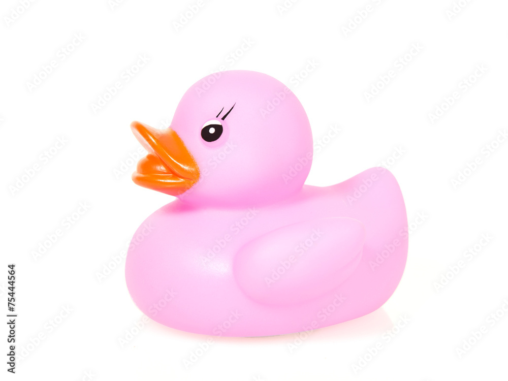 Purple rubber duck