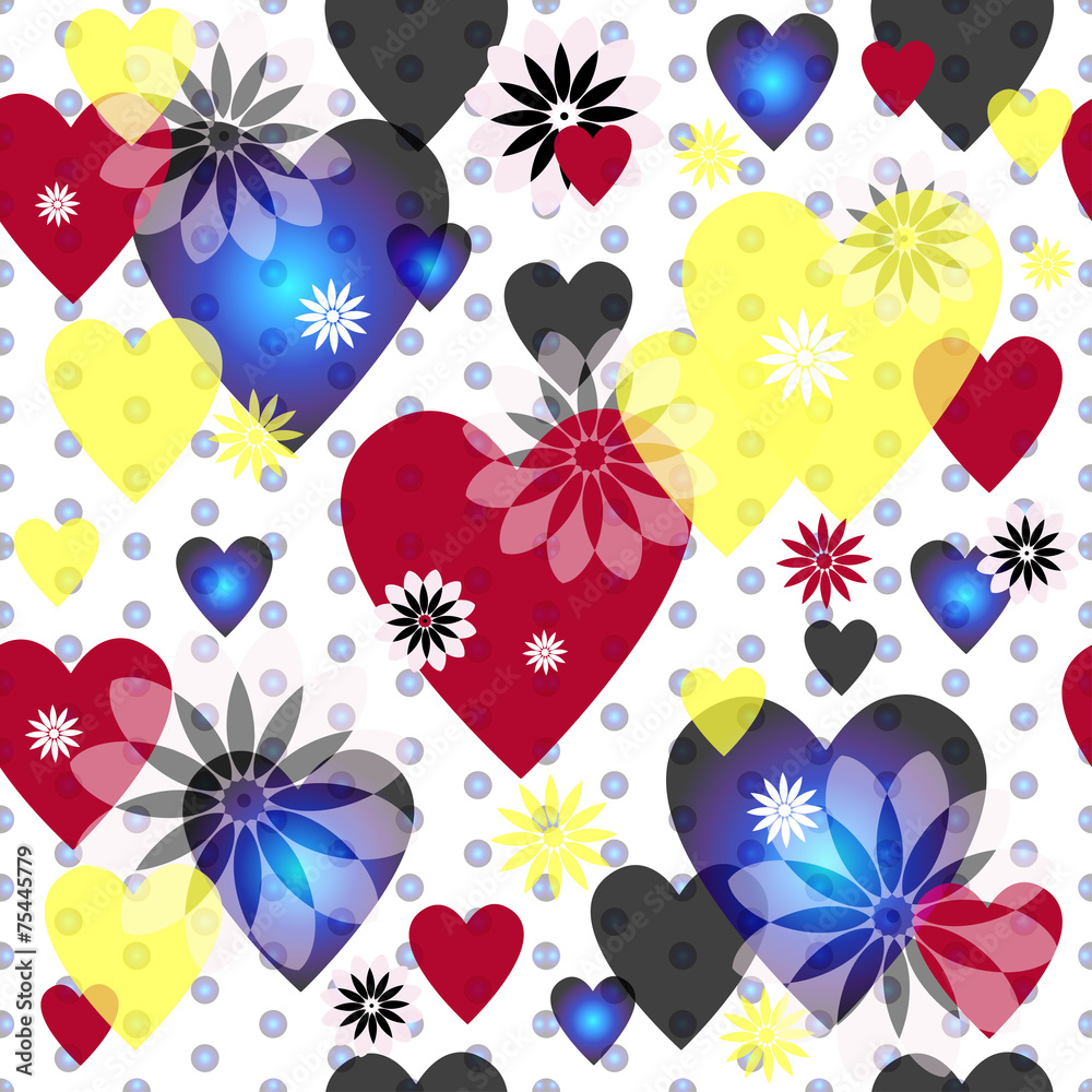Seamless valentine pattern