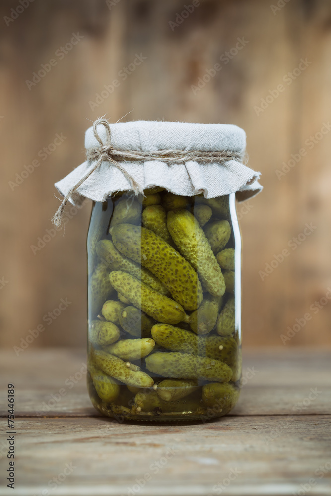 Jar of Pickled Gherkins