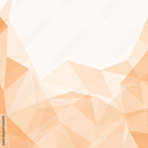 abstract background orange triangle with space for text