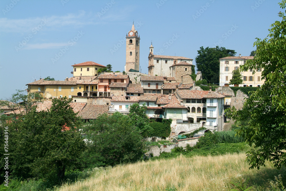 The Village of Montorte d'Alba in Piedmont