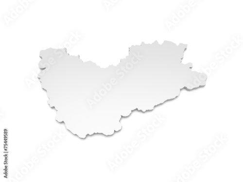 3D Karte Landkreis Sächsische Schweiz - Osterzgebirge