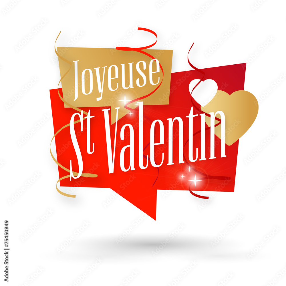 Joyeuse St Valentin Stock Vector