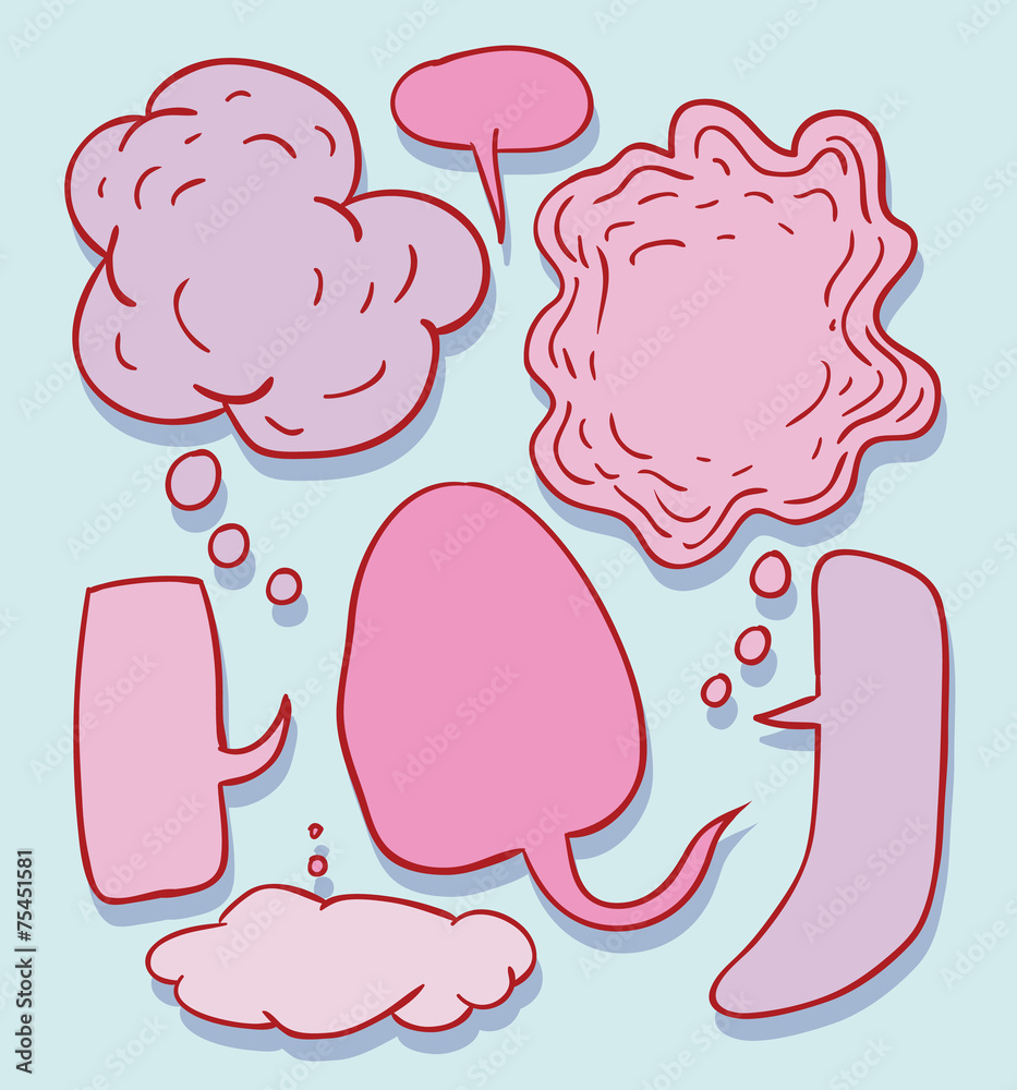 speech bubbles collection, vector illustration. speech bubbles collection, vector illustration.