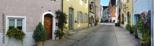 Panorama der Stadt Füssen in Bayern photo