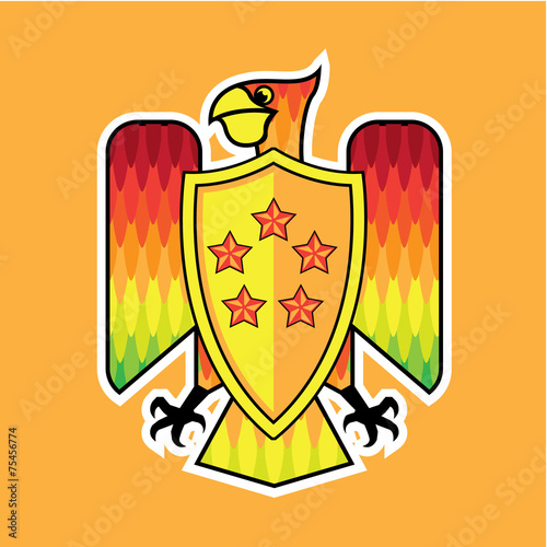 Firebird Shield logo vector