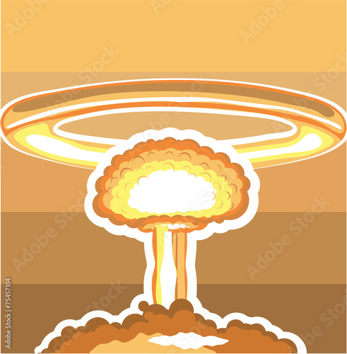Fényképezés Nuclear Explosion vector