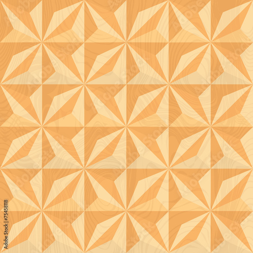 Wood carving. Geometric background.