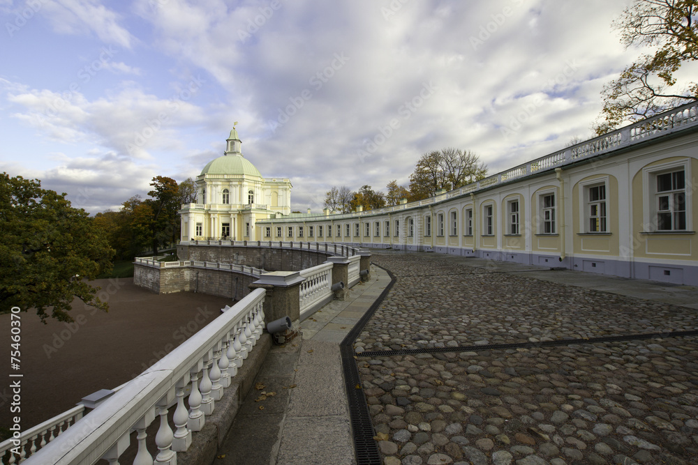 Palace in Oranienbaum. Russia. Peterburg.