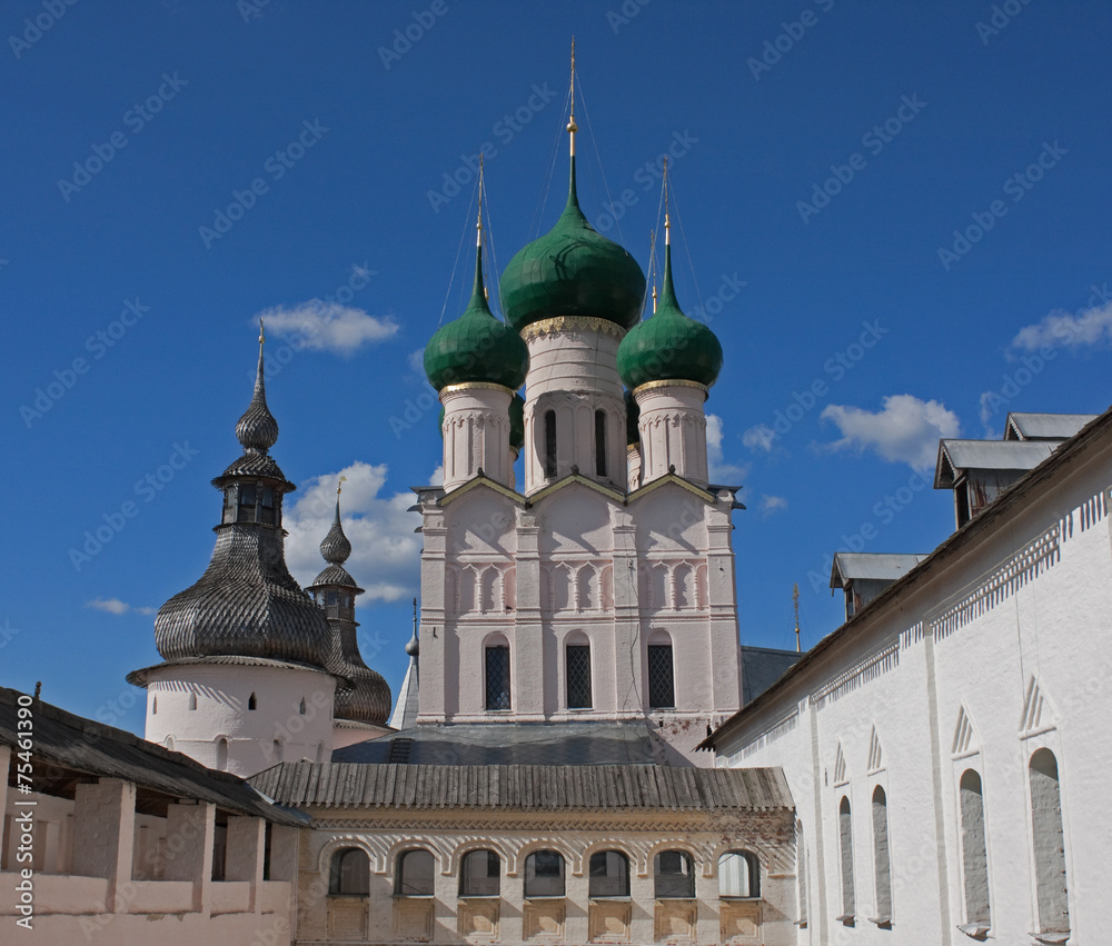 Assumption Cathedral of the Resurrection in Rostov Kremlin