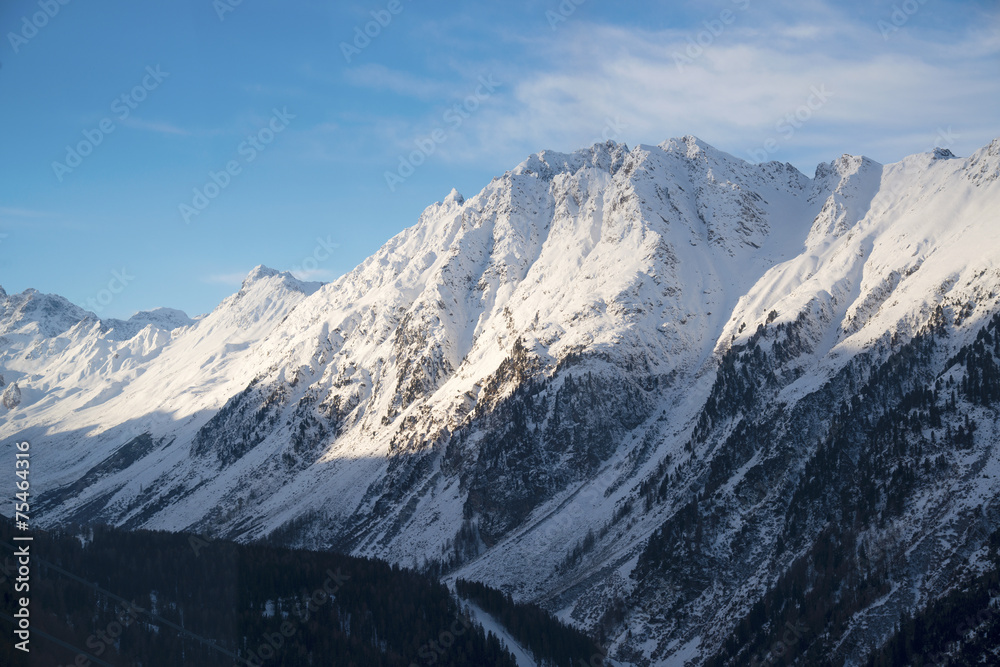 Горы в Австрии. Альпы.