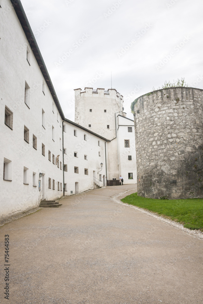 SALZBURG, AUSTRIA : The fortress Hohensalzburg on July 20, 2015 in Salzburg, Austria