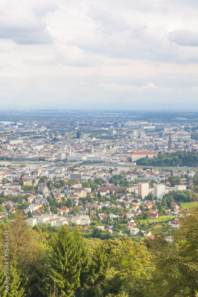 High Angle View on Linz