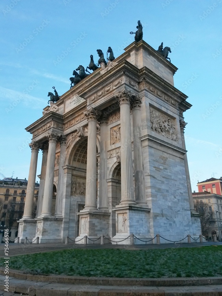 Arco della Pace. Milan. Italy
