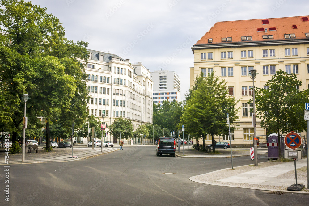 beautiful street in Berlin