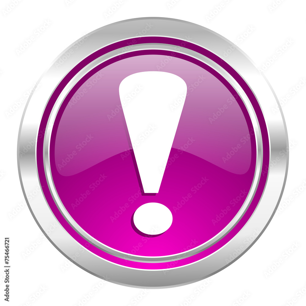 exclamation sign violet icon warning sign exclamation sign violet icon warning sign