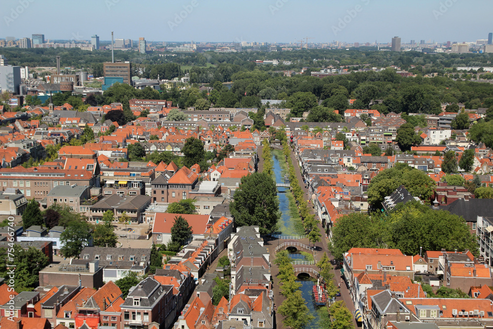 Fototapeta premium Delft, Netherlands