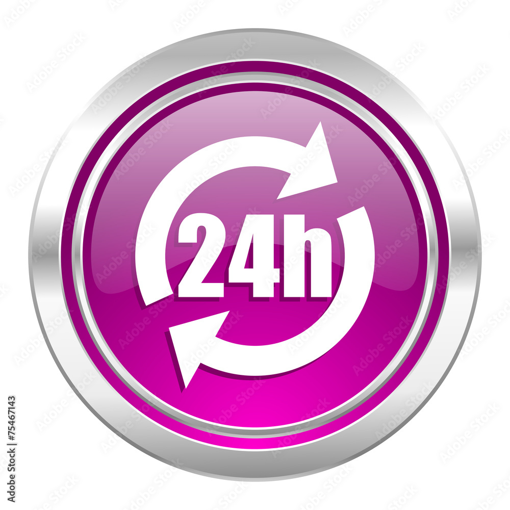 24h violet icon 24h violet icon