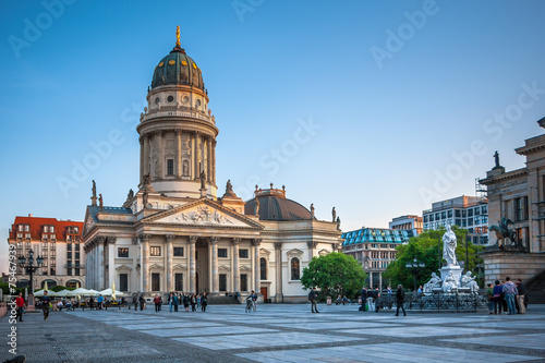 Gendarmenmarkt in Berlin, Germany. View on German Cathedral