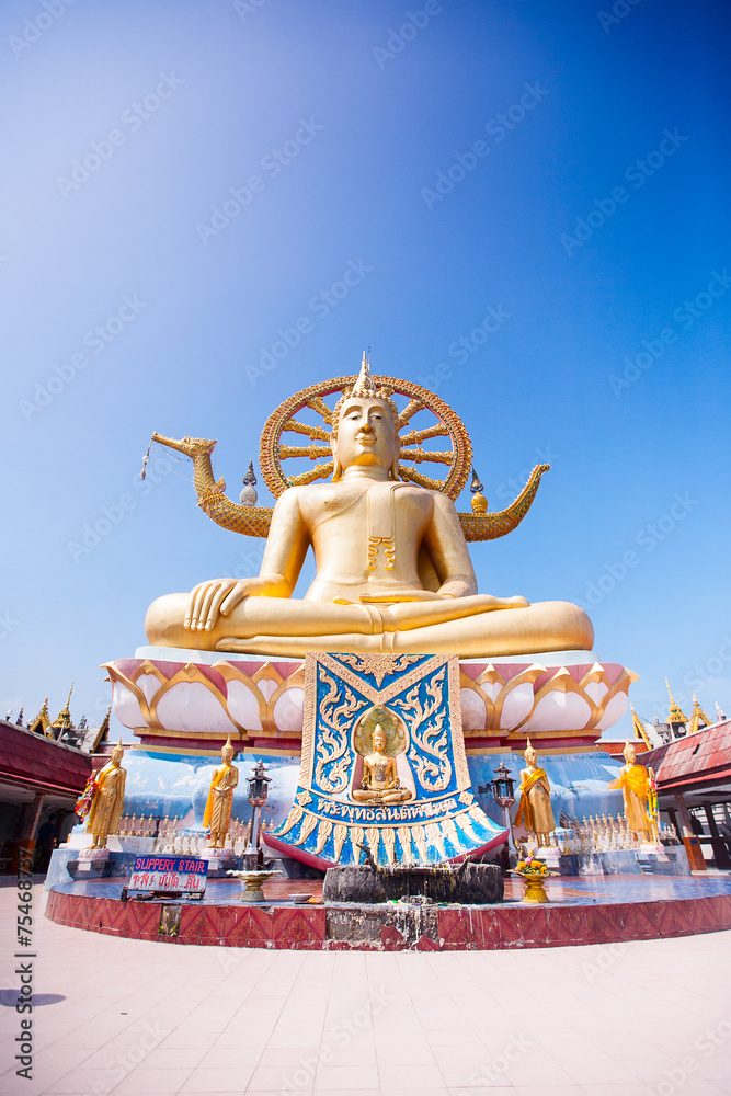 Fototapeta premium Big Buddha Temple in Koh Samui, Thailand