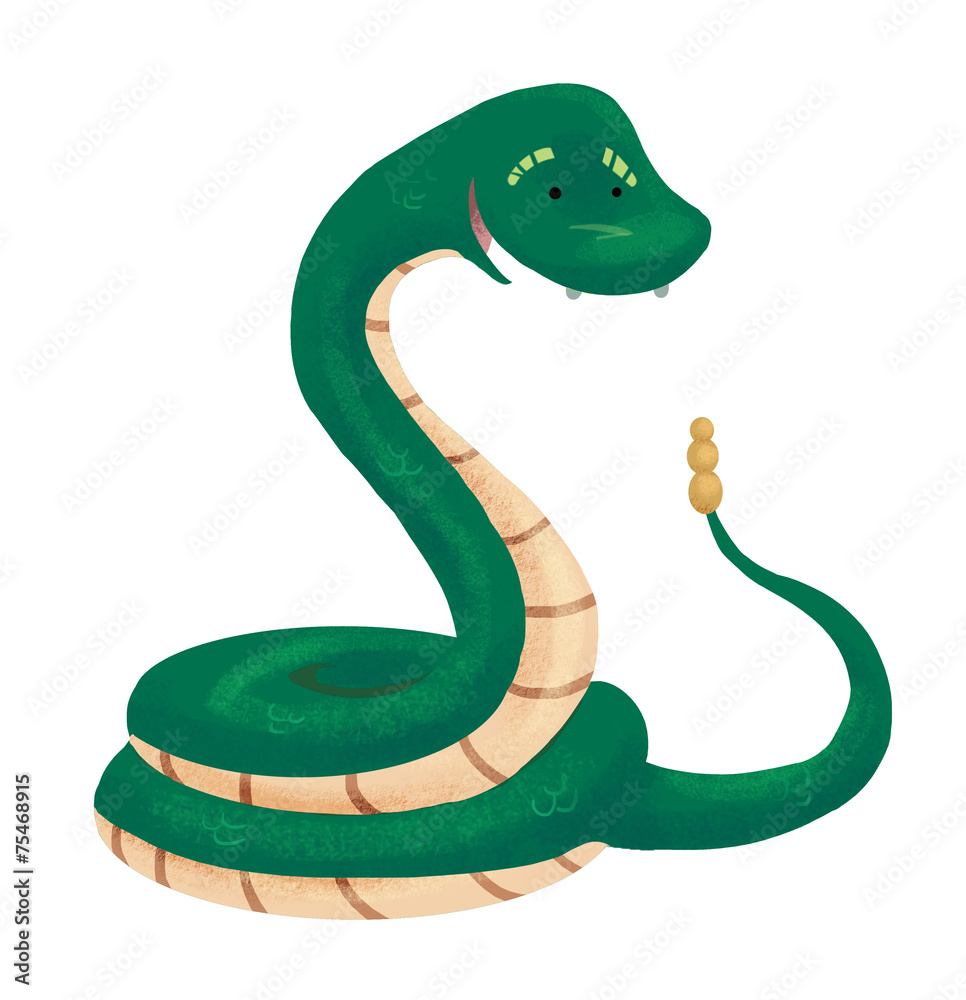 Obraz premium serpiente de cascabel