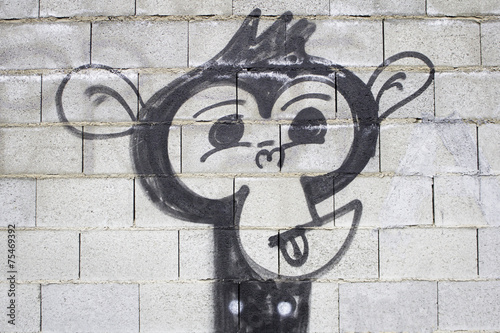 Graffiti simian photo