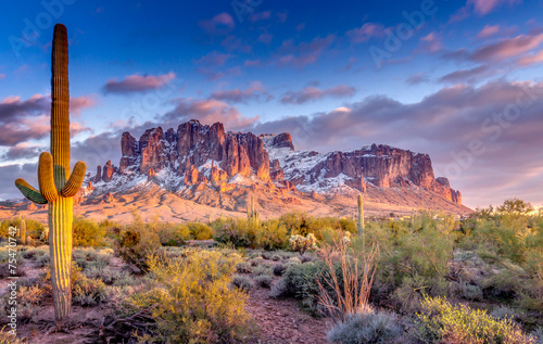 Canvas-taulu Superstition Mountains