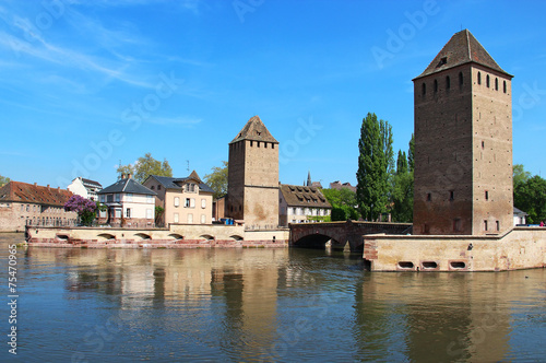 Ponts Couverts towers, Strasbourg, France