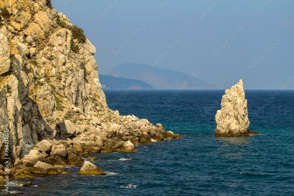 Rock in Black sea