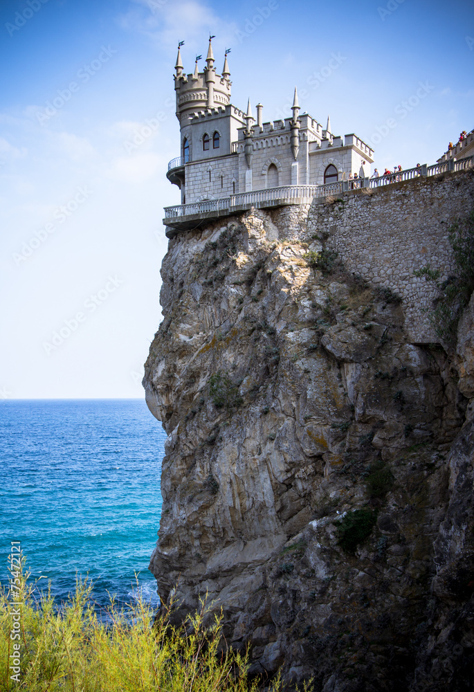 Famous Swallow's Nest Castle in Yalta, Russia