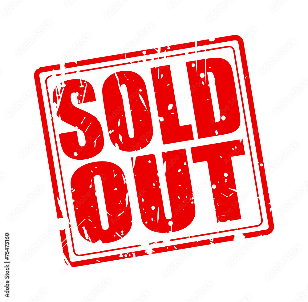 SOLD OUT red stamp text
