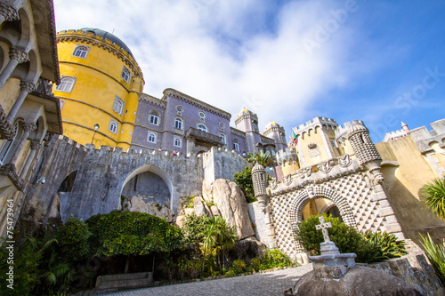 Famous Pena Palace in Lisbon, Portugal photo