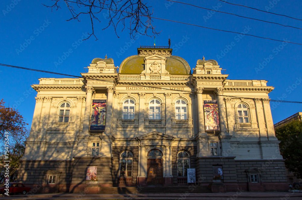 Museum in the historical city center of Lviv, Ukraine