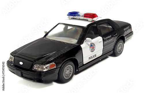 The field officer the car of the USA on a white background.