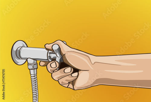 Handle Faucet Shower